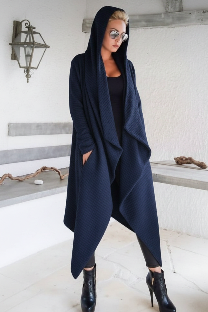 Kurtka Lulu z miękkiej wełny z elastanem, ciepła i elegancka na zimę, Made in Italy, rozmiary od 38 do 60