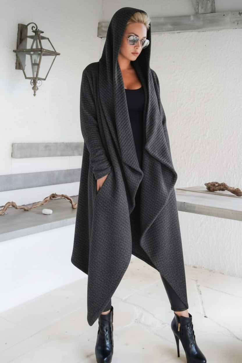 Kurtka Lulu z miękkiej wełny z elastanem, ciepła i elegancka na zimę, Made in Italy, rozmiary od 38 do 60