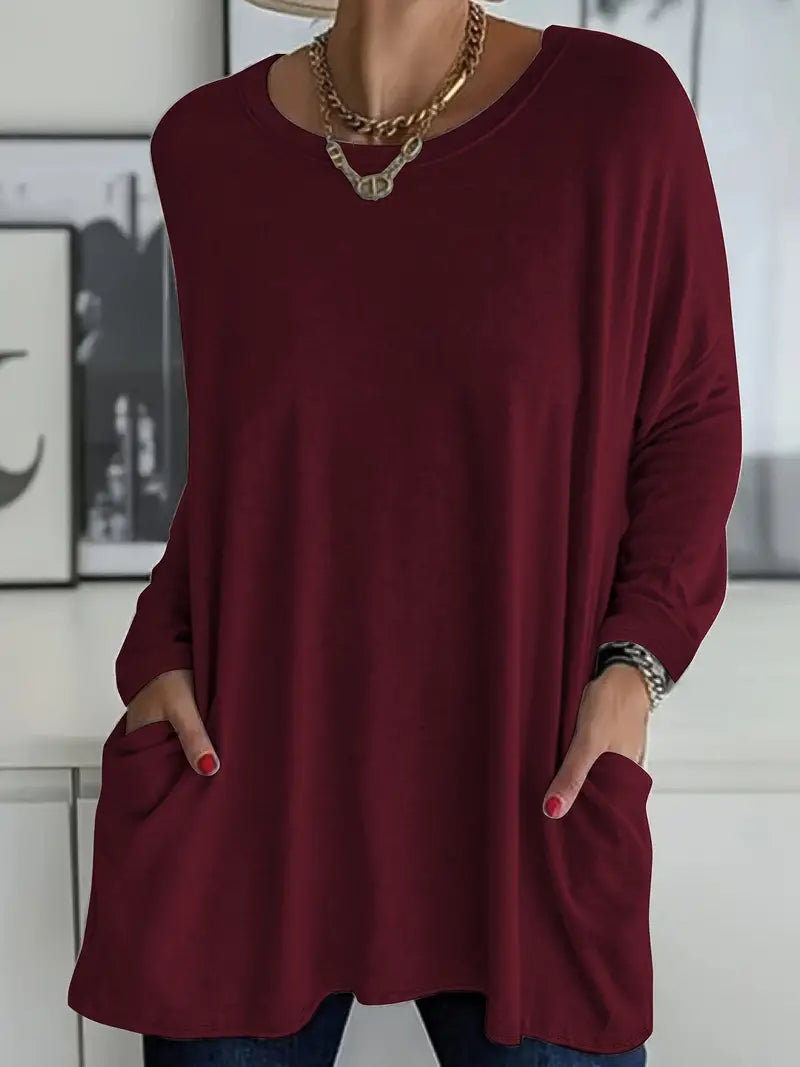 Sweter CLOHE oversize z miękkiej wełny, Made in Italy, na każdą porę roku, wygodny krój, rozmiary 38–60