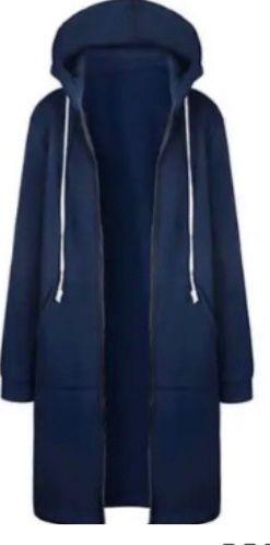 Kurtka z zamkiem i kapturem "LEILA" z dresowej bawełny, unisex | Made in Italy | Rozmiary 38–60