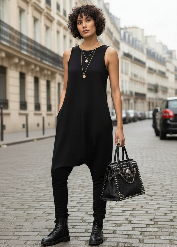 Kombinezon damski – elastyczny jumpsuit Made in Italy | Rozmiary 38–60